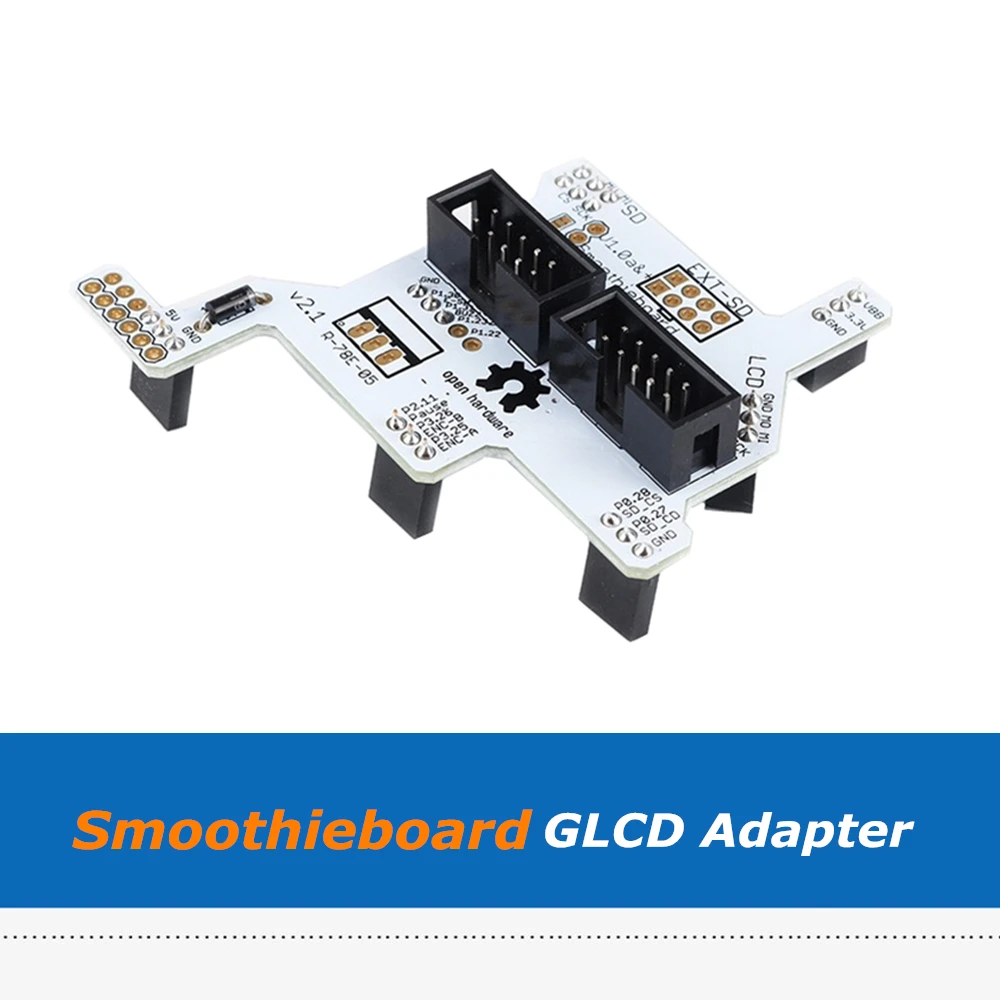 1 шт. 3D принтеры Запчасти Smoothieboard 5X V1.1 плата Full Графический ЖК дисплей модуль