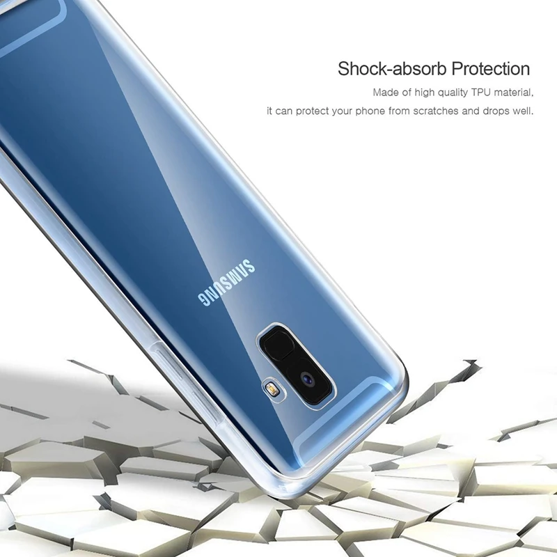 

360 Degree Case for Samsung S10 S8 S9 Plus A6 A7 A8 Plus 2018 A750 S6 S7 edge J4 J6 Note 8 9 A3 A5 A7 Soft Clear Full Body Cover