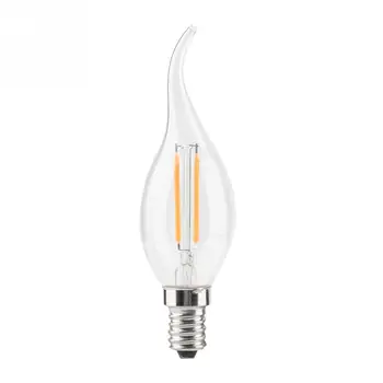 

E14 Retro Style Home Candle Shape 360 Degrees Beam Angle Dimmable Filament Bulb LED Light Lamp AC 220V
