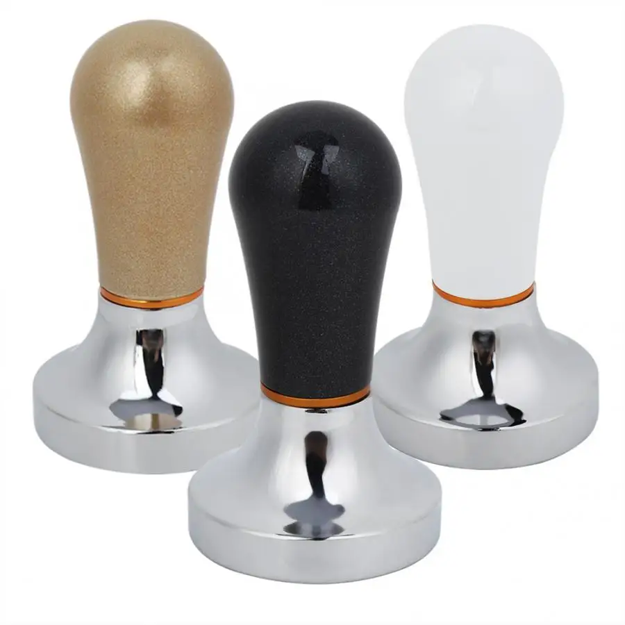 

Cafeteira Expresso 57mm Practical Handheld Aluminum Coffee Tamper with Handle for Coffee Maker Coffee Distributor 58mm
