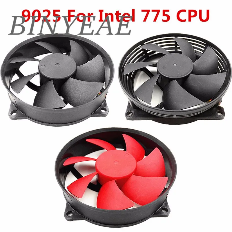 

BINYEAE NEW 9025 9225 90MM 9cm Circular fan for 775 CPU Cooling fan DC12V CPU fan 3pin