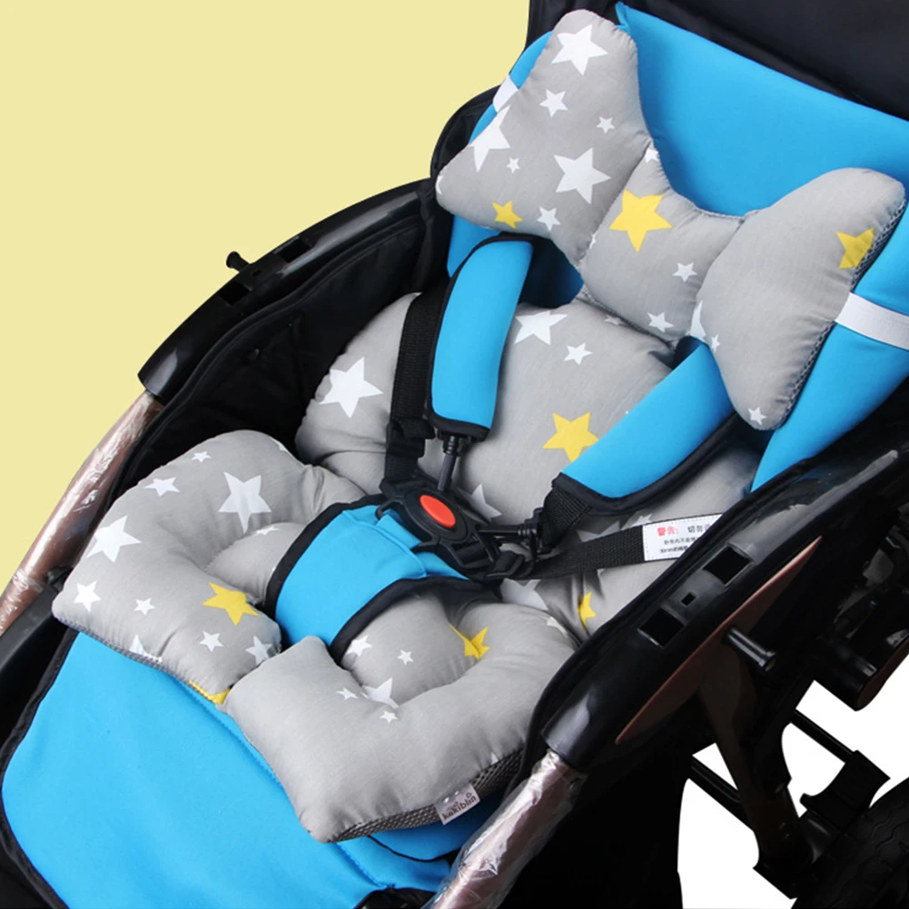 

Stroller Mattress Car Pad Chair Baby Warm Cartoon Animal Cotton Thick Pillow Case Seat Cushion