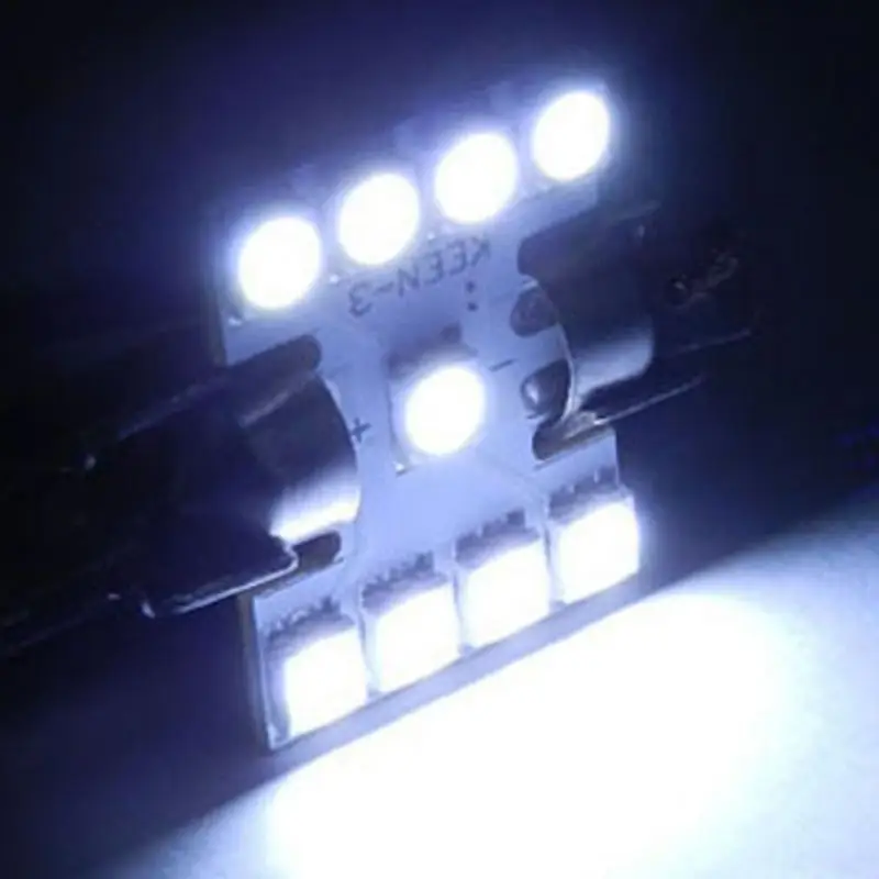 1 шт. двойная острая 5050 9SMD Светодиодная лампа DC 12V автомобильная на дверь белый