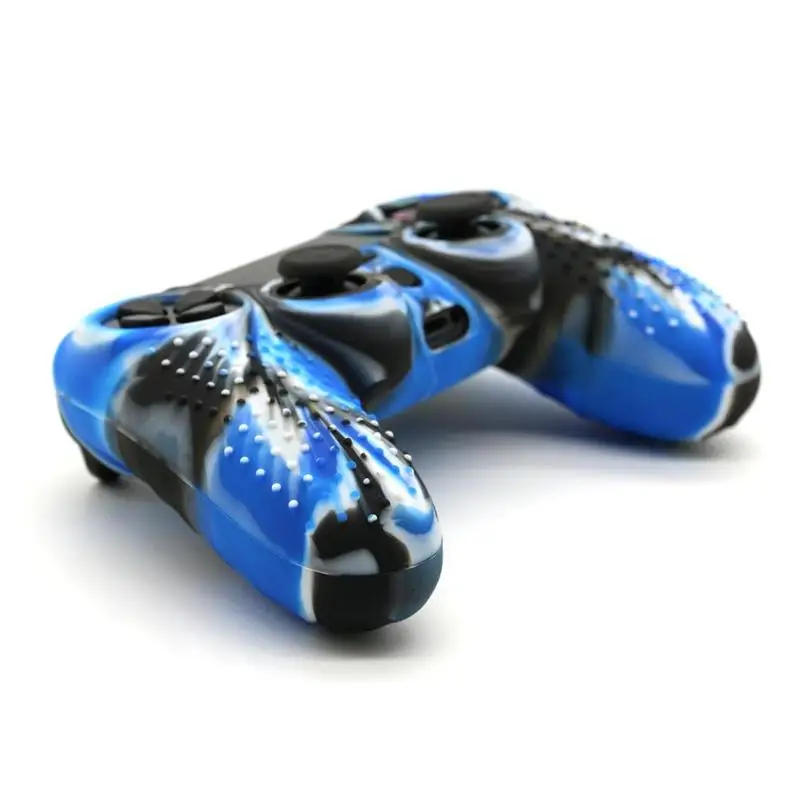 Камуфляж нескользящий Силиконовый чехол для PS4 Pro тонкий контроллер|Геймпады| |