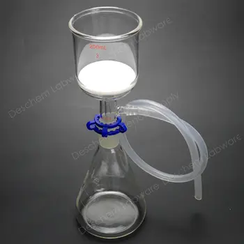 

24/40,Lab Suction Filtration Unit,200ml Buchner Funnel,500ml Erlenmeyer Flask