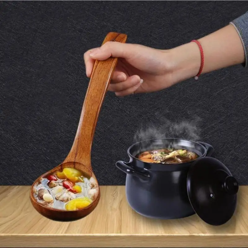 Buy Natural Wooden Soup Spoon Japanese Style Large