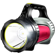 Высокая Мощность светодиодный вспышка светильник рукой Портативный Точечный светильник USB Перезаряжаемые рабочий светильник фонарь поиск светильник Многофункциональный Длинные выстрелов лампы