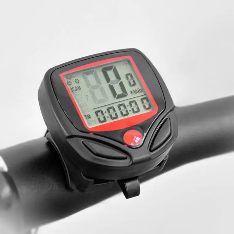 

Bike Computer With LCD Digital Display Waterproof Bicycle Odometer Speedometer Cycling Stopwatch Riding Accessories Tool