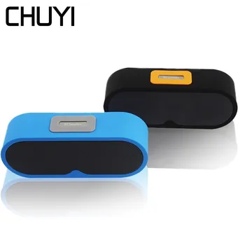 

CHUYI Portable Bluetooth4.2 Speaker With Dual Driver Loudspeaker 12 Hours Playtime hd Audio Subwoofer Wireless Speakers With Mic