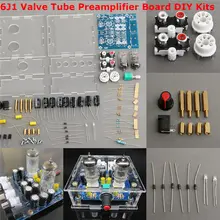 X10-D DIY наборы 6J1 клапан предусилителя ламповый предусилитель доска бас на музыкальной верности для усилителя