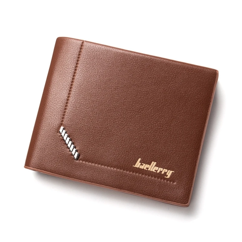 

Men's Wallet Simple Short Card Bag Purse Zipper Wallet Men's Wallet