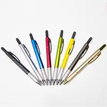 Креативная многофункциональная шариковая ручка Универсальный стилус сенсорный экран линейка ручка-отвертка для сотового телефона