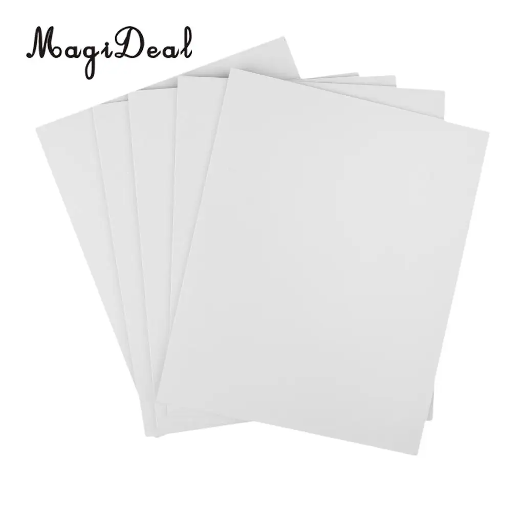 MagiDeal 5 шт. ABS пластик лист Модель Ремесло пластина для DIY песок модель стола сцена