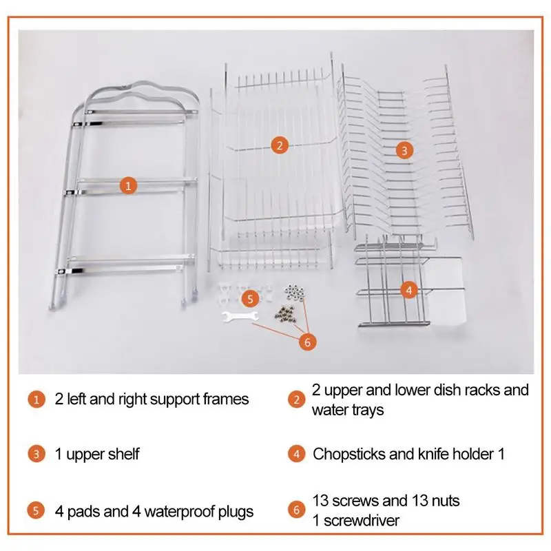 متعددة الوظائف تخزين الرف طبق تجفيف الرف تجفيف رف المطبخ تخزين Drainboard السكاكين كوب رفوف Dishrack رفوف أدوات