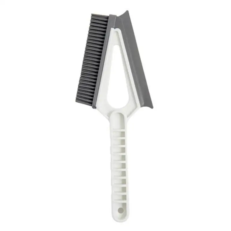 Двойная головка TPR Gap Groove Чистящая Щетка мультифункциональная угловая щетка для пыли стеклянная щетка для мытья пола с нескользящей ручкой