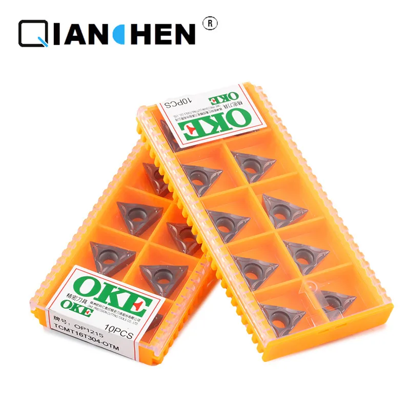 OKE inserts en carbure CNC TCMT16T304 OTM OP1215, haute précision