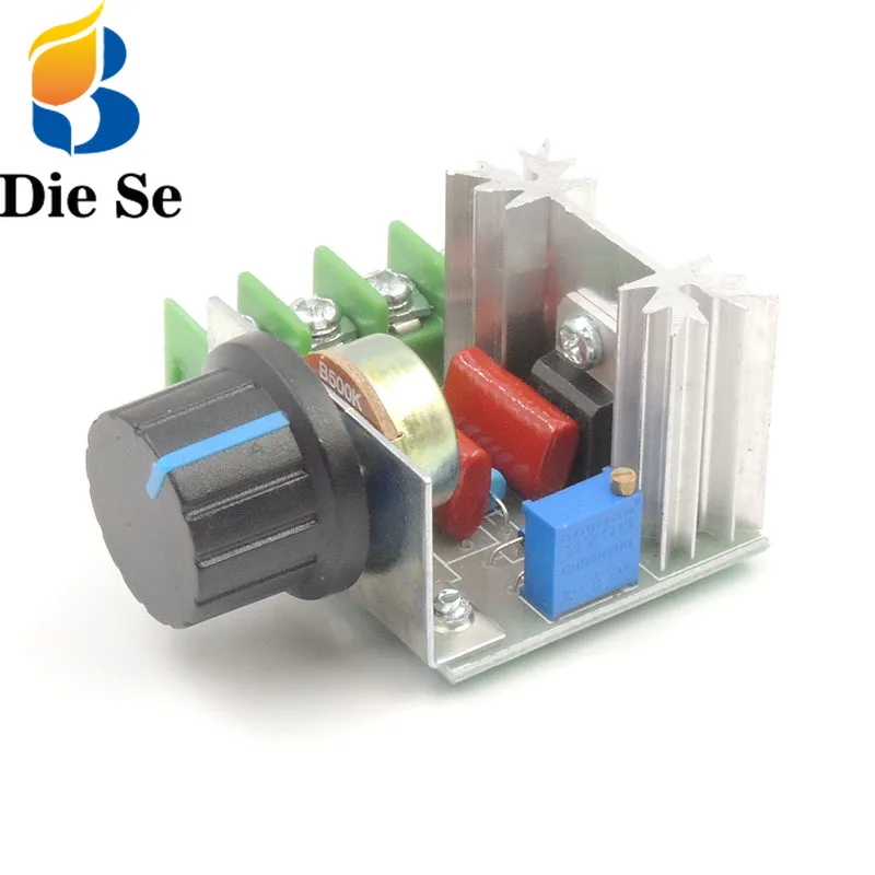 

Variable Transformer AC220V 25A Knob Continuously Variable Adapter for Light/Led Brightness Control Control voltage output