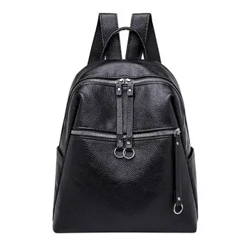 

2019 Fashion Women Backpacks PU Leather Backpack Shoulder Bag Daypack for Women Female Travel School Rucksack Hot Selling