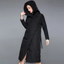 2018 Winter Down Jackets woman hooded long overknee 90% white duck down jacket women oversize loose down coat hooded 20188002 цена 2018 Winter Down Jackets woman hooded long overknee 90% white duck down jacket women oversize loose down coat hooded 20188002 цены онлайн