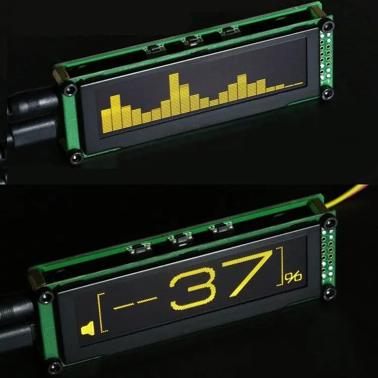 DYKB AK2132 OLED Music Spectrum Display Analyzer Audio Level Indicator