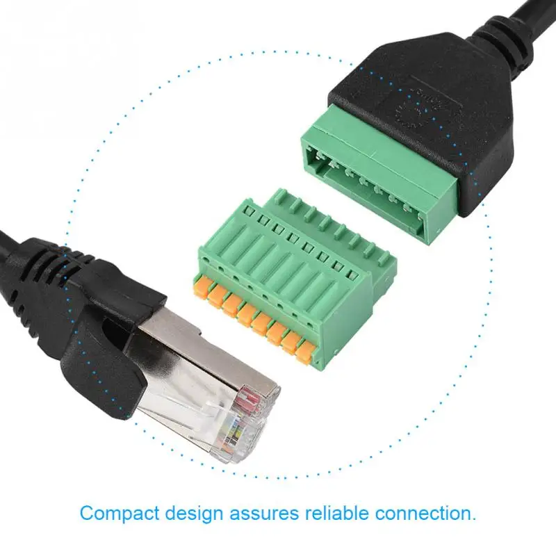 RJ45 гнезда разъёма к 8 Пружинные контакты SMT/SMD разъем адаптера клеммной колодки USB передачи данных