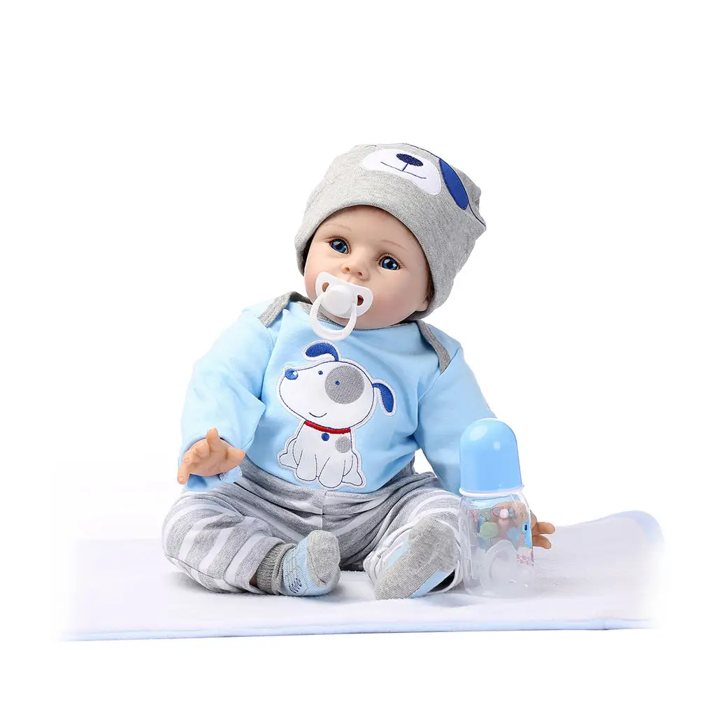

FBIL-NPK Doll 55Cm Body Doll Girl Reborn Baby Doll Bath Toy Lifelike Newborn Princess