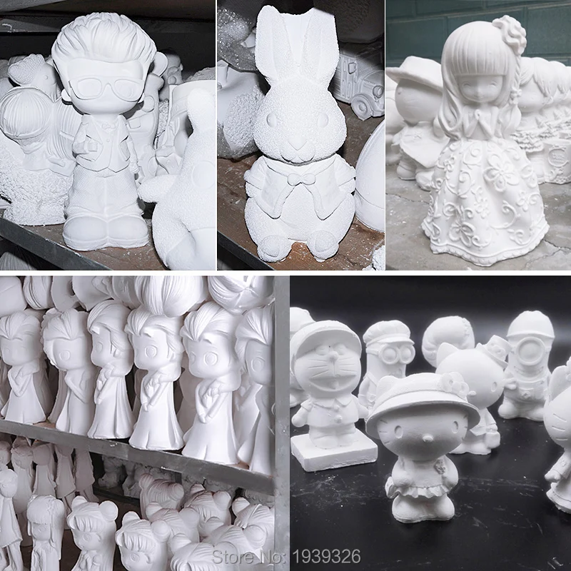 Cena Chińska księżniczka Hanfu dziewczyna silikonowe formy 3D anime forma gipsowa rzemiosło cement glina narzędzia model DIY gips figurka lalki formy