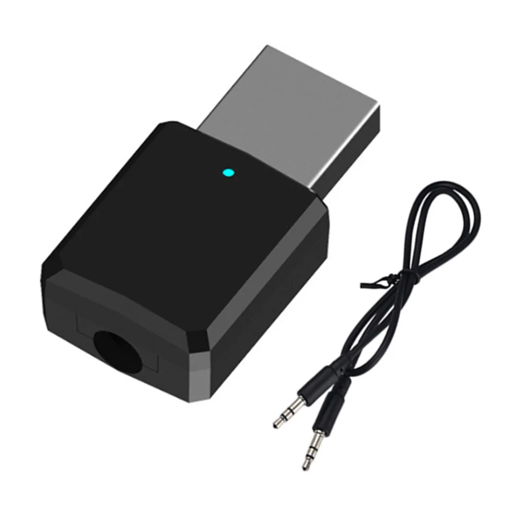 

Receiver Stable Bluetooth Transmitter Stereo Wireless Lightweight USB Powered Audio Adapter Plug And Play Home Durable Computer