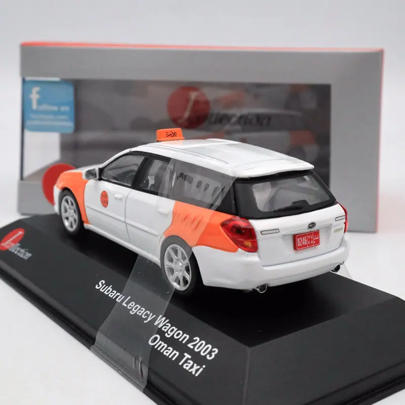 Murah J Koleksi 143 Subaru Legacy Wagon Oman Taksi 2003 JC284 Edisi Terbatas Mainan Mobil Diecast Model