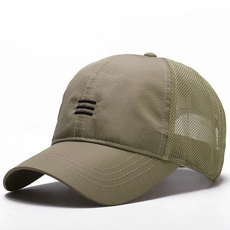 Big Head Man Plus Size Baseball Cap Men Summer Thin Fabric Mesh Sun Hat Male Snapback Hats M 55-59cm L 60-64cm baseball caps baseball cap