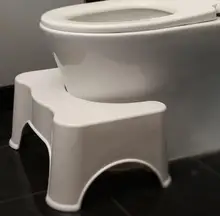 

Newest non-slip design foldable toilet stool toilet squat potty stool squatting stool for toilet