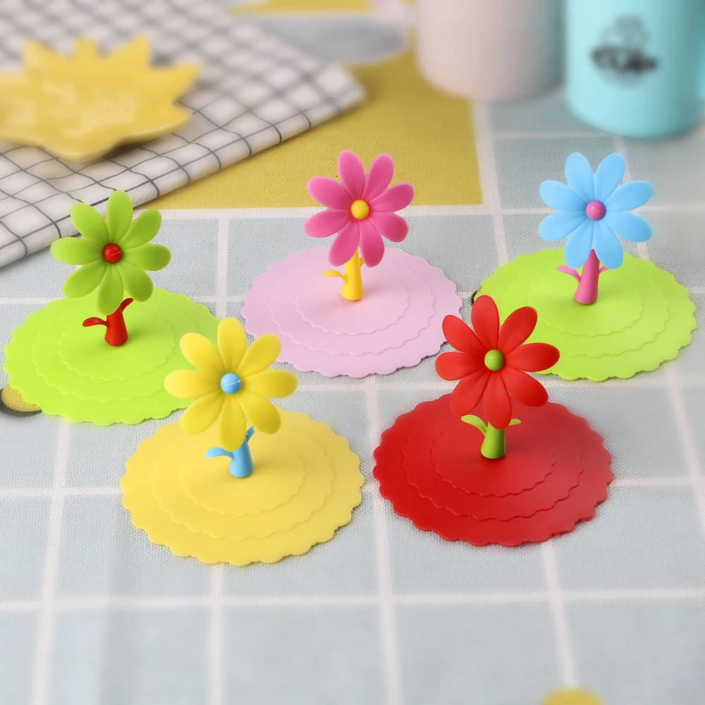

Tree Shaped Coffee Cup Suction Lid Sealed Cup Cover Silicone Dustproof Leakproof Cup Bottle Cap