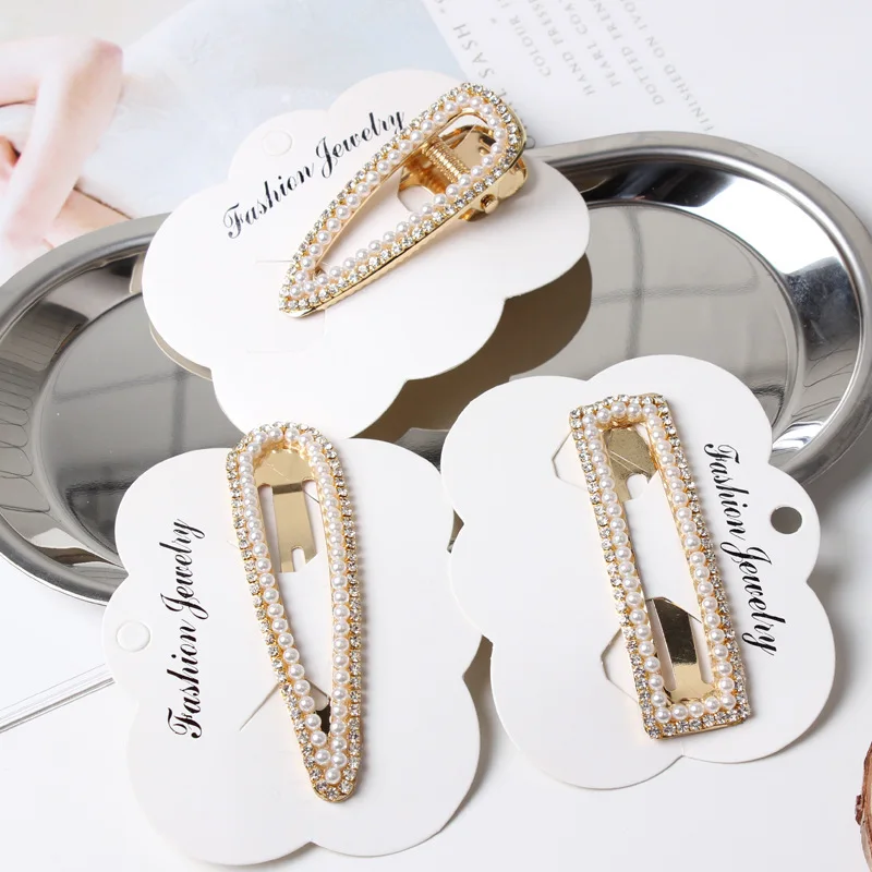 

Hair Jewelry Hairpins Metal Hair Clip For Women With Pearls Hair Pins Jewelry Accessories MP007