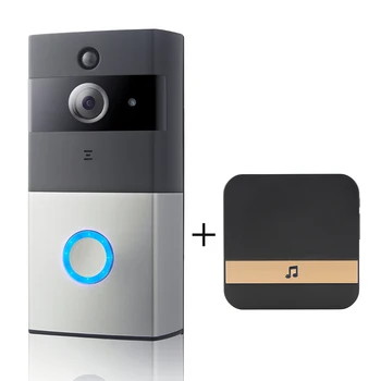 

WiFi Wireless Video Doorbell Two-Way Talk Smart PIR Door Bell Security Camera HD