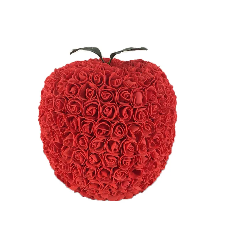 25 см яблоко Розы Подарочная коробка Роза мыло Пена Цветок искусственный Новый
