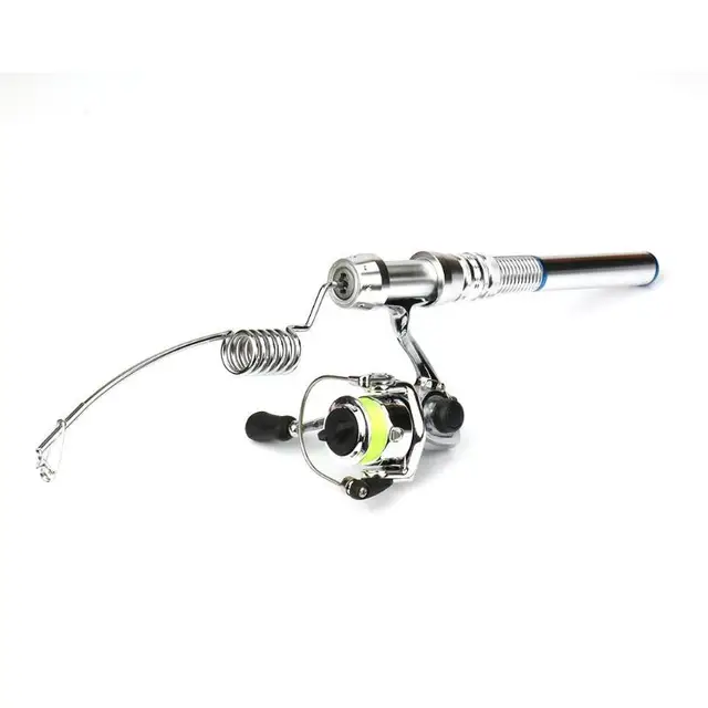 Cheap Portable Stainless Steel Mini Rod Boat Ice Winter Fishing Rod Spinning Fishing Reel Pole Tackle Set Fishing Accessories Cheap Portable Stainless Steel Mini Rod Boat Ice Winter Fishing Rod Spinning Fishing Reel Pole Tackle Set Fishing Accessories