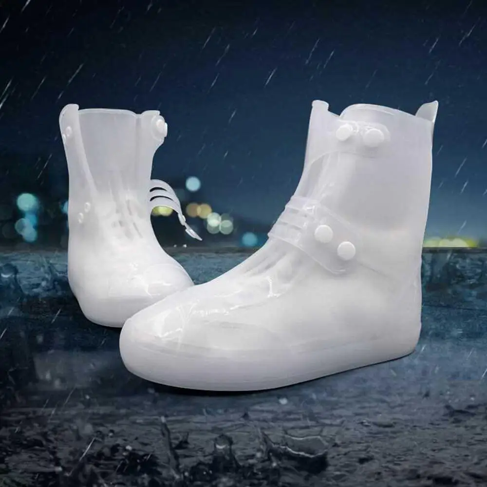 1PC Double breasted Rain Covers Rain Boots Shoes Slip Wear resistant