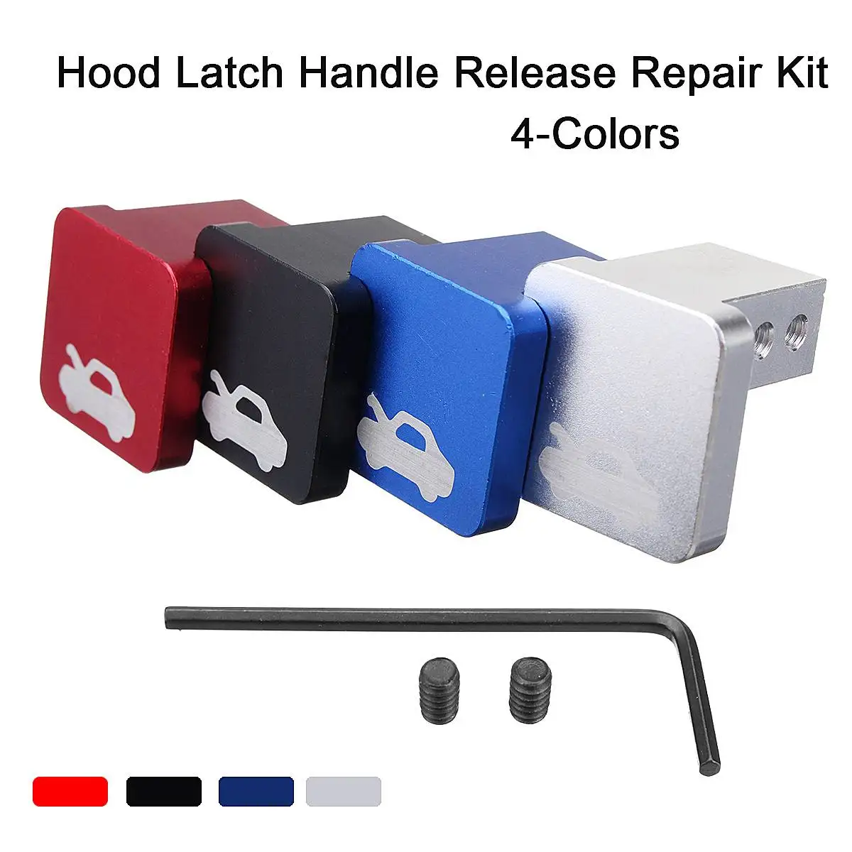 

Hood Latch Handle Release Aluminum Repair Kit tool for Honda for Civic for CR-V 1996-2005