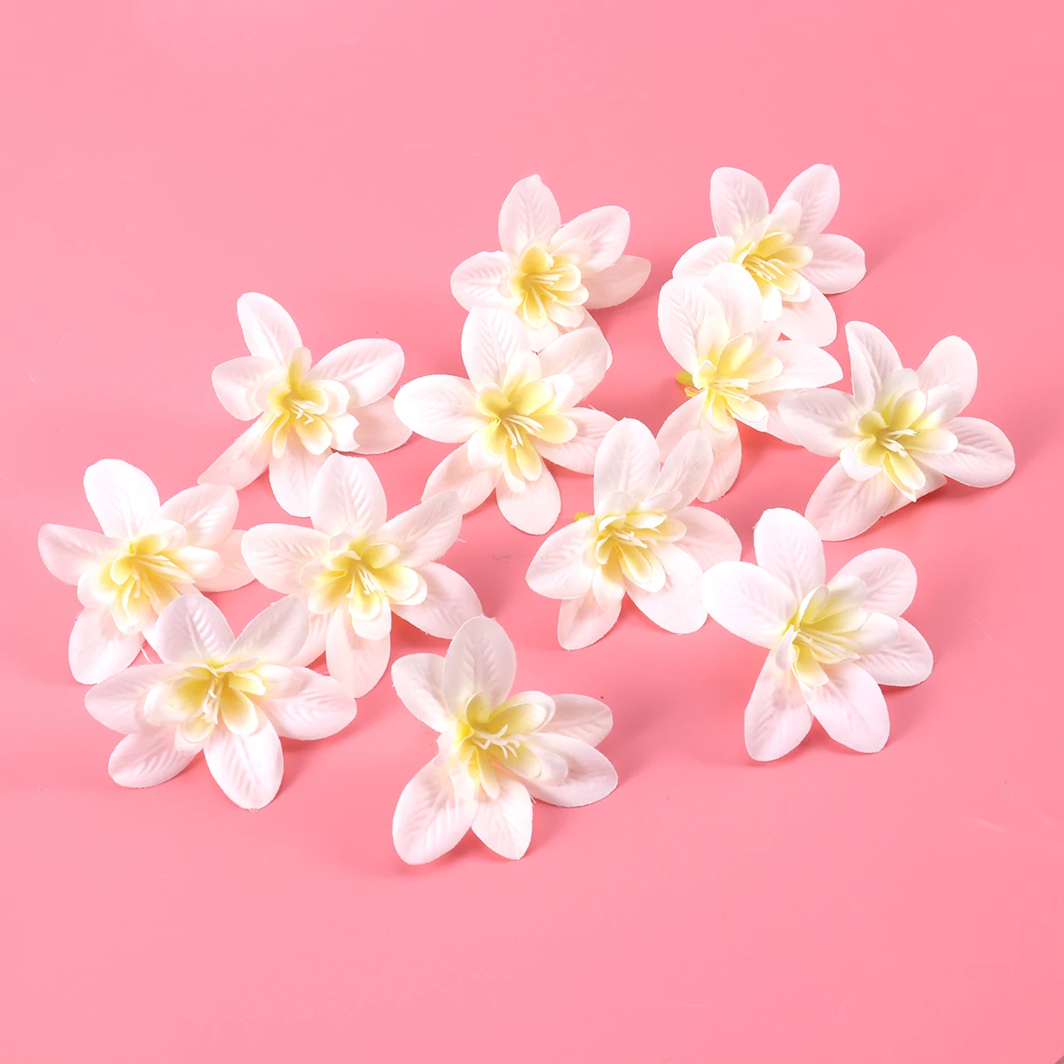12 шт. DIY Орхидея из искусственного шелка Цветок головок для шляпа одежда альбом