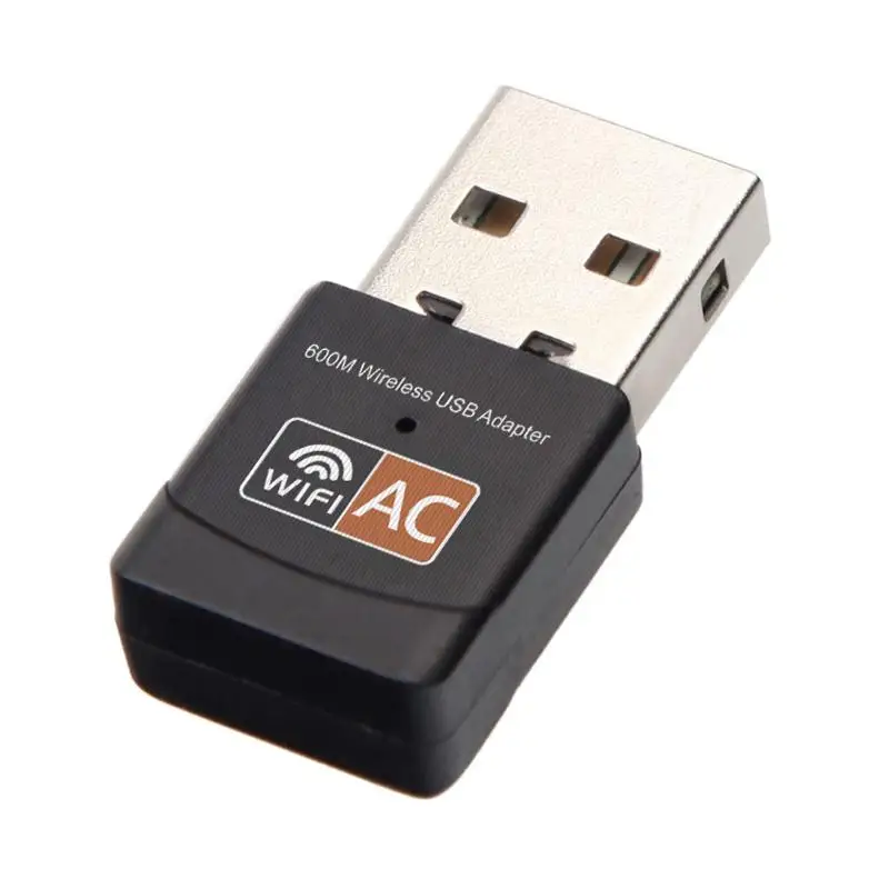 Dual Band USB Adapter 600Mbps 2.4G 5G Wireless Wifi Network Lan Adapter Card
