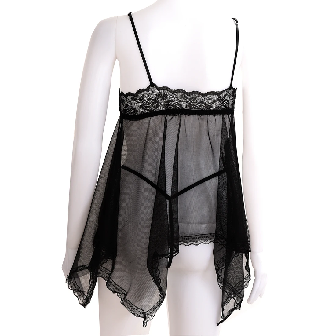 Сексуальное женское белье кружевное прозрачное в стиле babydoll неглиже String