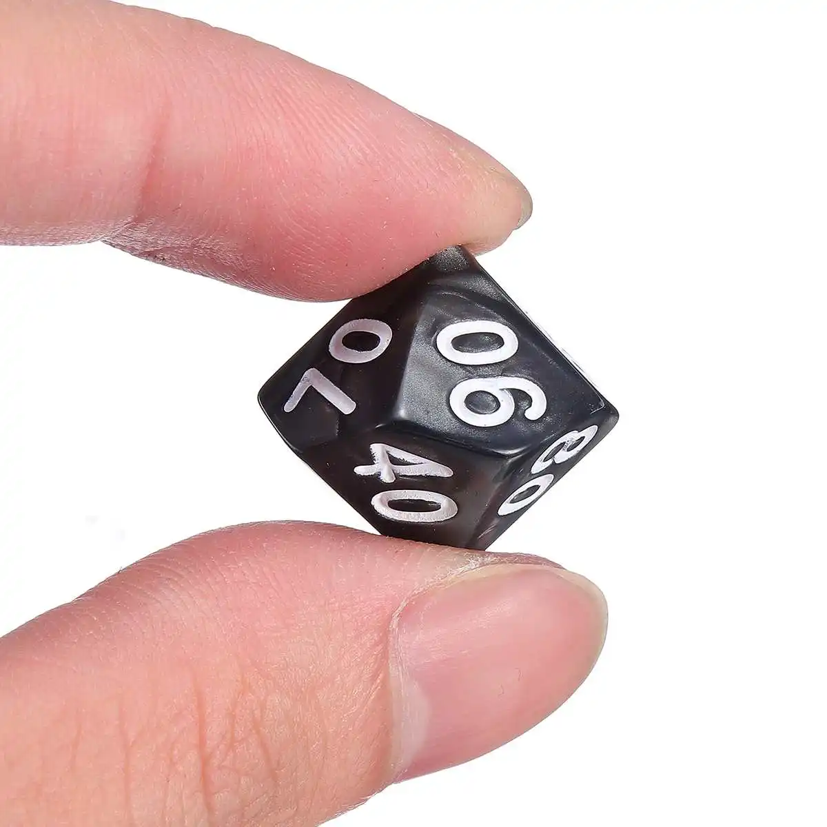 7 шт./компл. D4-D20 кубики Черный Прозрачный Многогранные кубики с сумочкой в комплекте для ролевой игры вечерние бар покер Интересных Игр инструменты