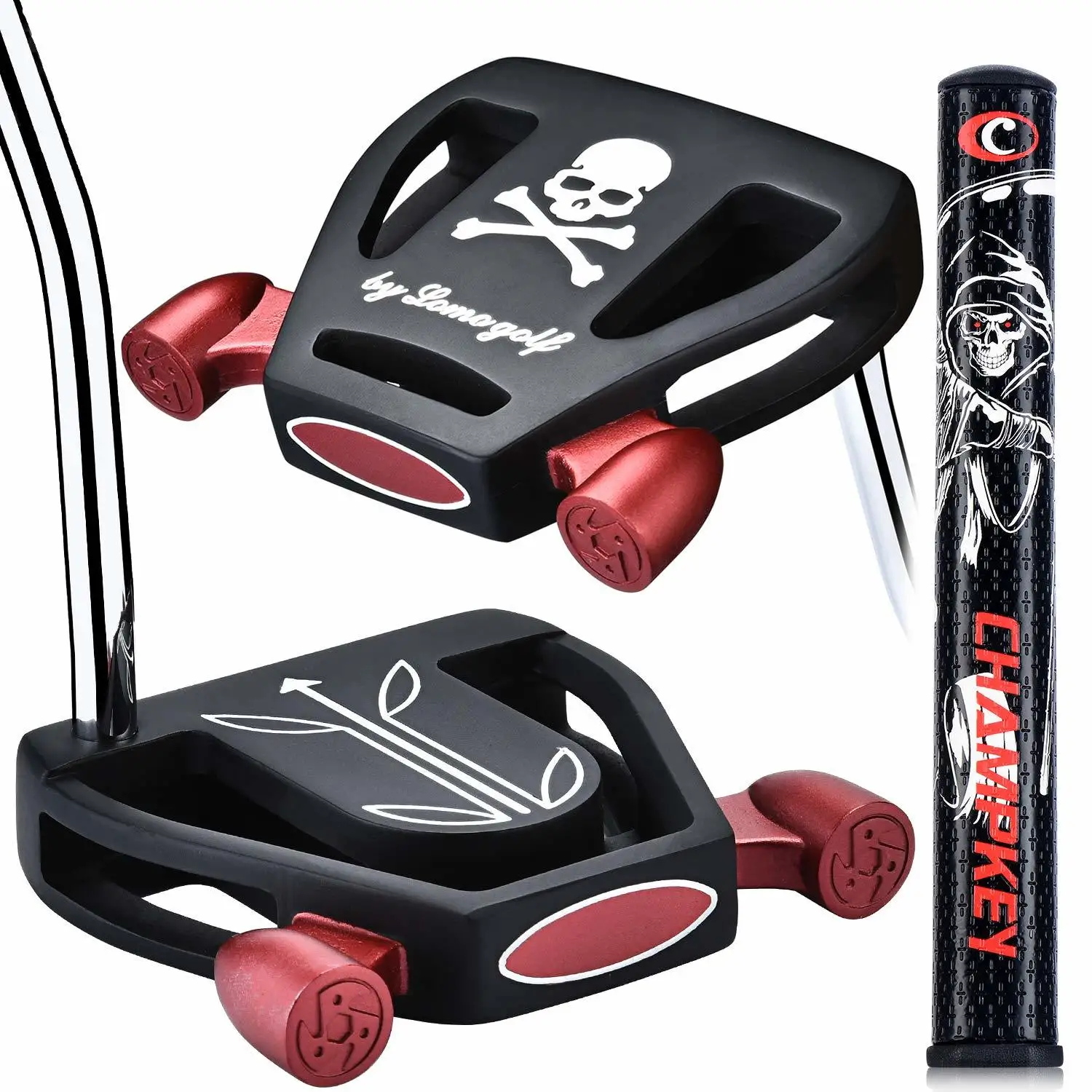 

Golf 2019 Skull Putters (Right Hand) TwoKinds of Length 34' and 35' Putter