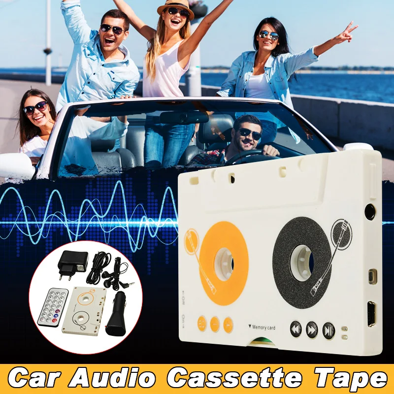 Buy Portable Vintage Car Cassette SD MMC MP3 Tape