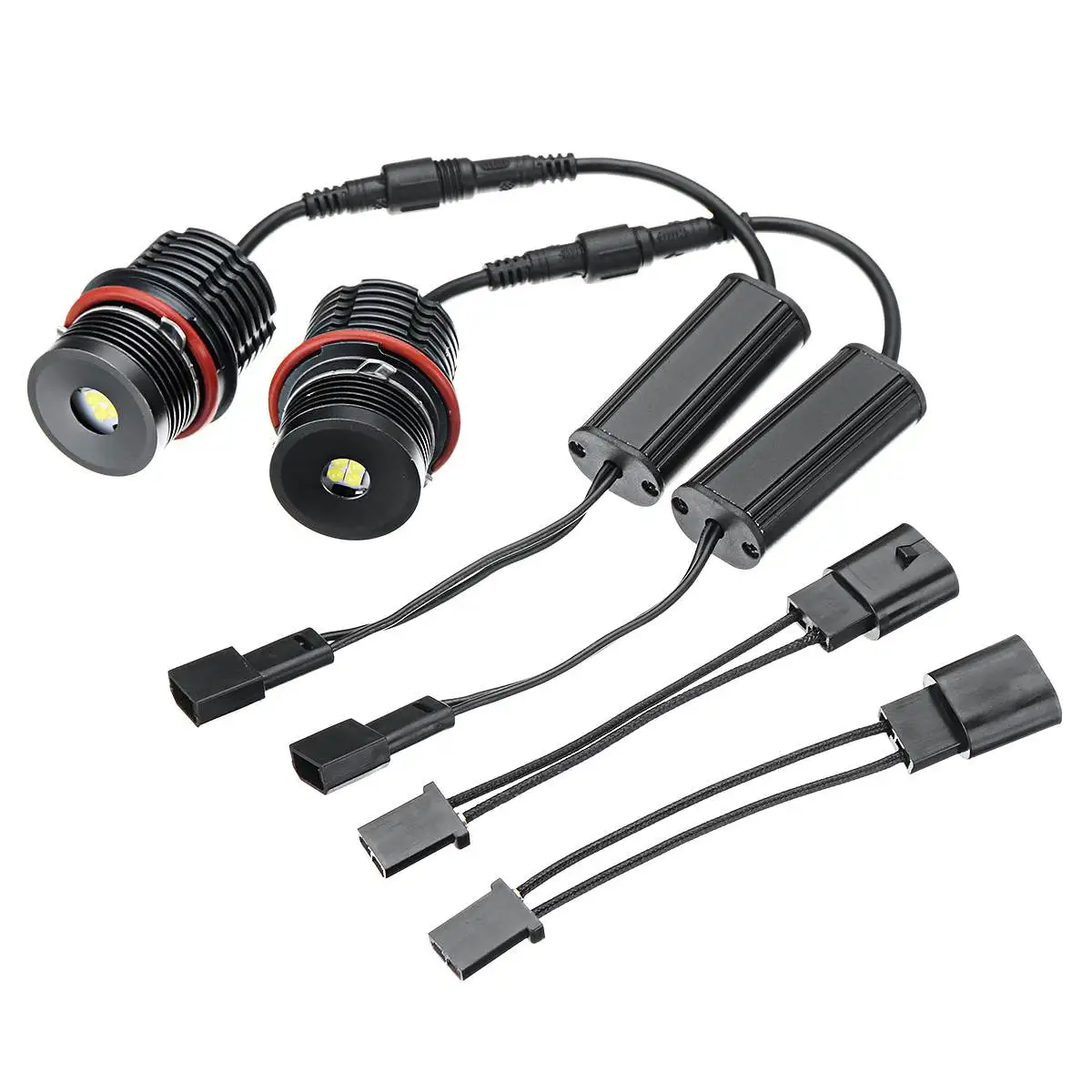 Ampoules pour BMW, 2 pièces, 80W, pour BMW E39 E53 E63, yeux d'ange, sans erreur, anneau Halo LED, Durable, accessoire de lumière ► Photo 2/6