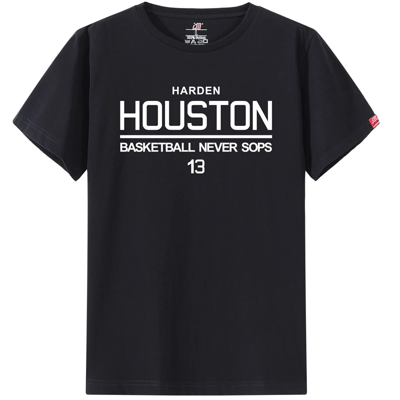 

High quality Men T-shirt #13 James Harden Tees Short Sleeve Houston T SHIRT Men's Fashion MVP
