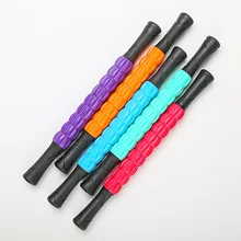 Йога мышечный Массаж палка ролик для фитнеса массажер Миофасциальный Релиз триггер Точка Массаж рулон тренировки упражнения тренировочные инструменты