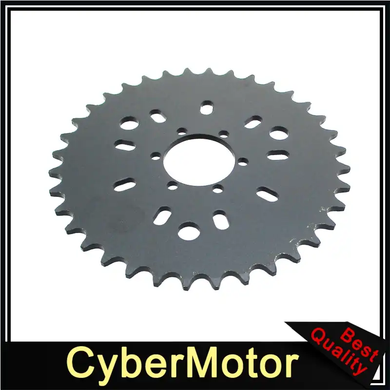 1.5/" CNC Red 36T Racing Sprocket Assembly Kit For 80cc Gas Motorised Bicycle