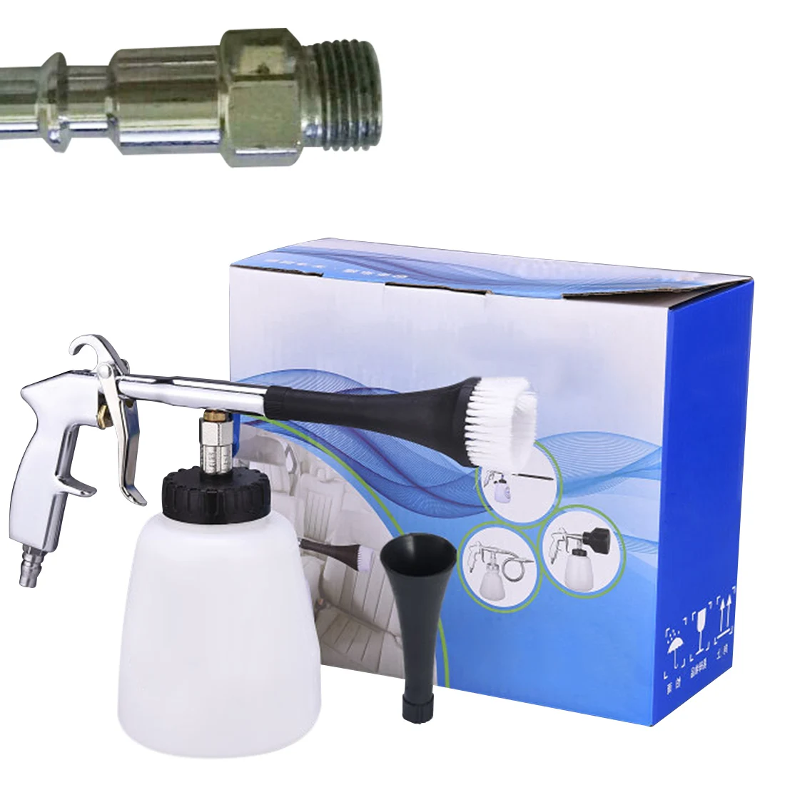 

New hot High pressure washer car cleaning tool Spray gun car interior dry cleaning machine Tornado cleaning gun Cleaning the gap