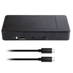 10 шт./партия кабель двойной NVME AHCI NGFF M-key SSD к Thunderbolt 3 Raid док-адаптер картриджа и Displayport